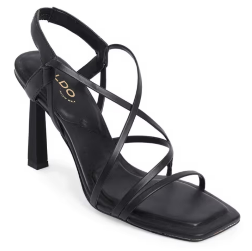 Alto Amelia NWT Black Slender Elegant Sandals